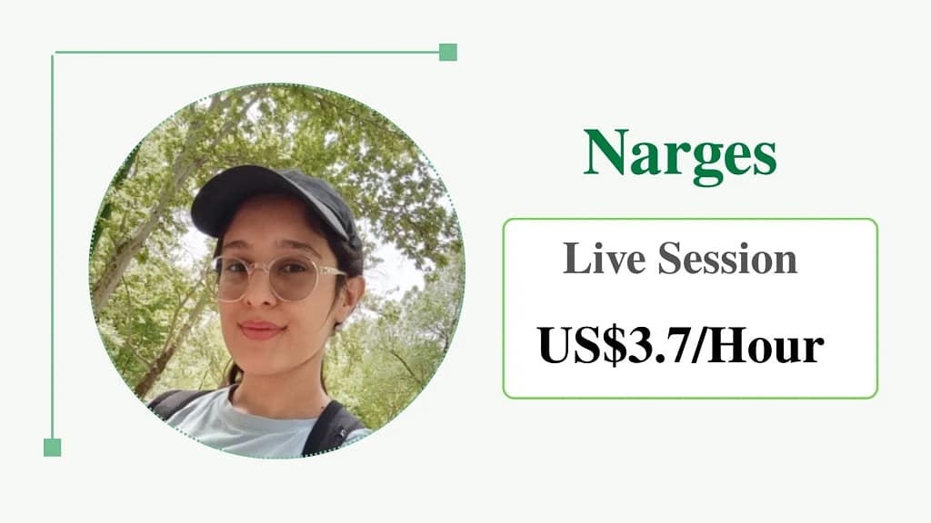 Narges Narges, affordable online personal trainer with live sessions for US$3.7/hour