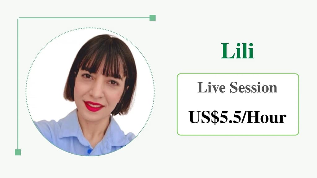 Lili Lili, affordable online personal trainer with live sessions for US$5.5/hour