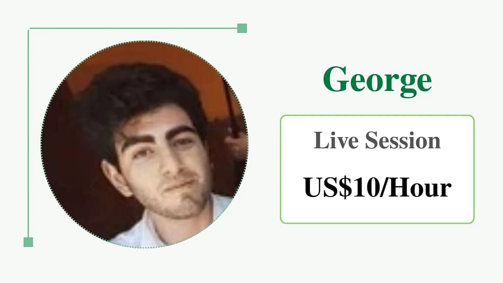George George, affordable online personal trainer with live sessions for US$10/hour