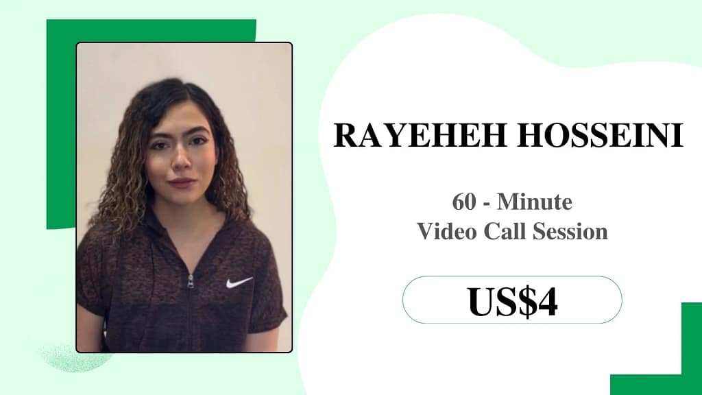 Rayeheh – Hatha & Power Yoga Rayeheh Hosseini offering a 60-minute virtual yoga session for beginners.