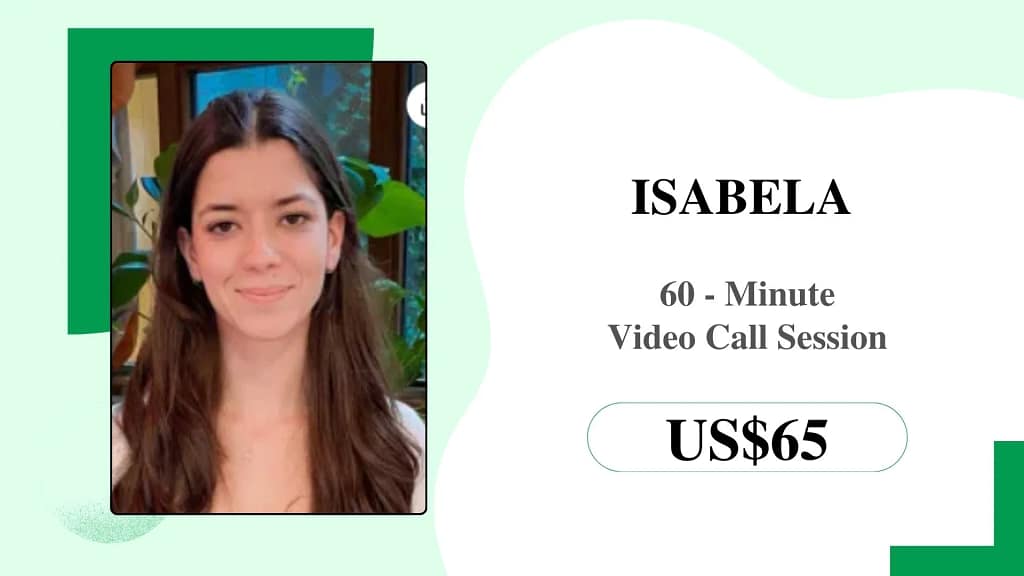 Isabela – Hatha, Vinyasa & Ashtanga Isabela providing a structured 60-minute online yoga session for new learners.