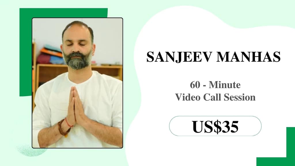 Sanjeev – Hatha & Ashtanga Sanjeev Manhas leading a traditional 60-minute online Hatha and Ashtanga session.