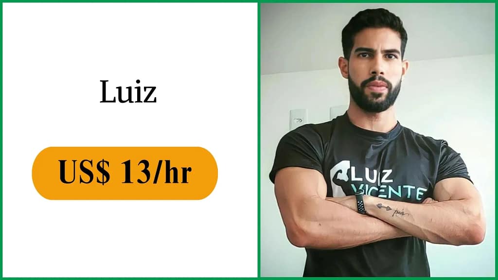 Luiz: Functional Strength for Daily Life Luiz – Personal trainer for lower back pain relief at US$13/hr.