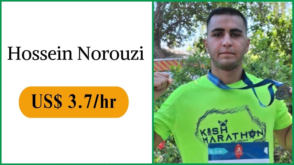 Hossein: Calm Strength & Mobility Hossein – Personal trainer for lower back pain relief at US$3.7/hr.