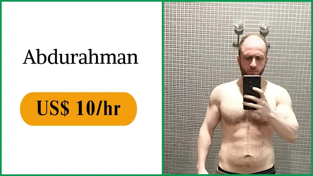 Abdurahman: Corrective Training for Safer Movement Abdurahman – Personal trainer for lower back pain relief at US$10/hr.